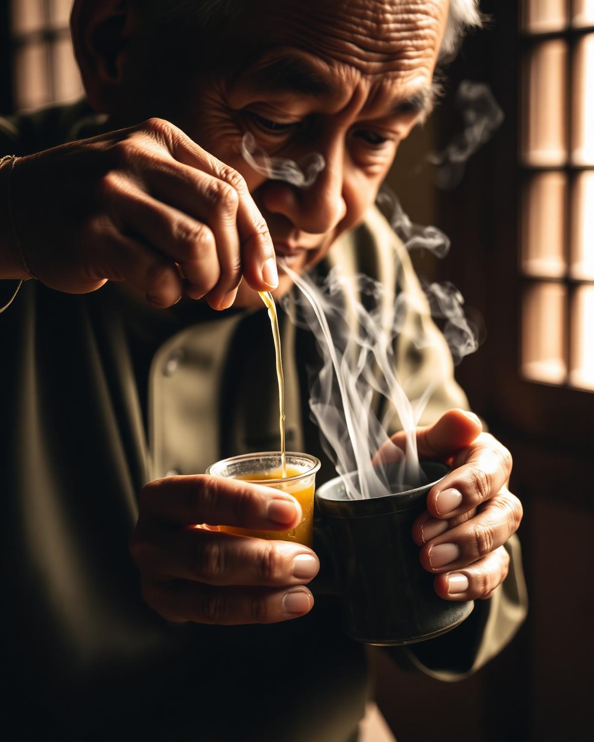 Vietnamese tea master